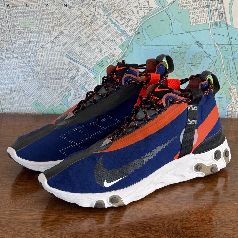 Nike ISPA React WR 17 AT3143-400 — Blue Void/Crimson — Men’s 9.5